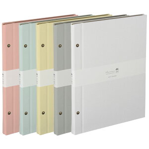 ナカバヤシ ハルマー フリー台紙アルバム 外ビスタイプ クラフト台紙 A4サイズ(A-HRA4-301)【Nakabayashi アルバム 写真 大容量 フォトアルバム かわいい デザイン おしゃれ】