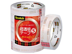スリーエム / スコッチ 超透明テープS （大巻・幅24mm x 長さ35m） 工業用包装5巻パック （BK-24N）（A-23263）