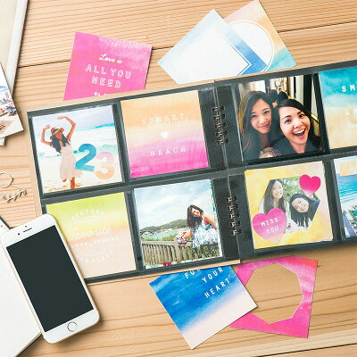 楽天市場 ましかく アルバム 専用 デコレーションキット ましかくプリント ましかくアルバム ポケットアルバム いろは出版 正方形 写真 インスタ アルバス デザイン おしゃれ かわいい 文房具屋フジオカ文具e Stationery