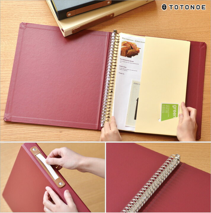 楽天市場 バインダー 30穴 トトノエ Totonoe バインダー サイズ 30穴 背幅35mm Tfb3035 デザイン おしゃれ ファイル バインダー 文房具屋フジオカ文具e Stationery