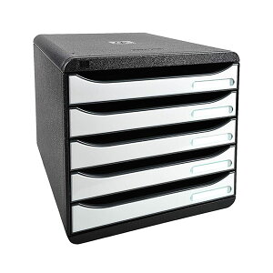 ���^�[�P�[�X ������� A4 �G�O�U�R���^ BIG BOX PLUS 5�i �u���b�N�^�z���C�g�i3097213D�j�yEXACOMPTA �f�U�C�� ������� �J���t�� �C���e���A �G�݁z