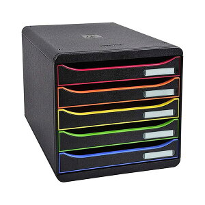 ���^�[�P�[�X ������� A4 �G�O�U�R���^ BIG BOX PLUS 5�i �u���b�N�i���o���}���`�J���[�j�i309914D�j�yEXACOMPTA �f�U�C�� ������� �J���t�� �C���e���A �G�݁z