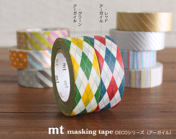 楽天市場】mt マスキングテープ DECOシリーズ（アーガイル）【デザイン