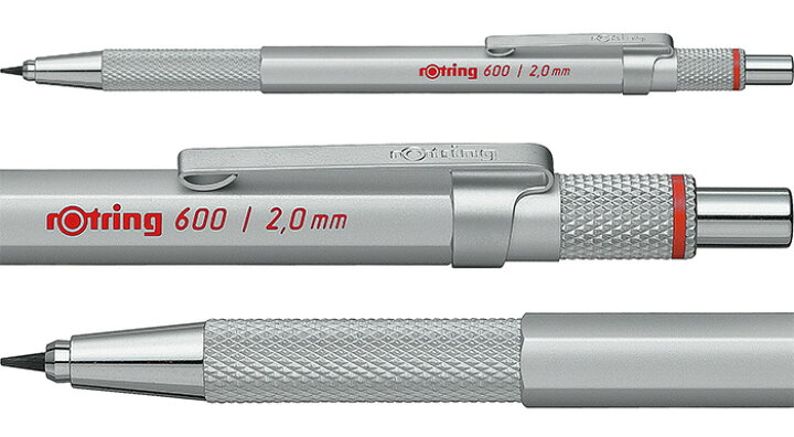 楽天市場】【メール便可 2個まで】＼2mm 芯ホルダー／ロットリング600  