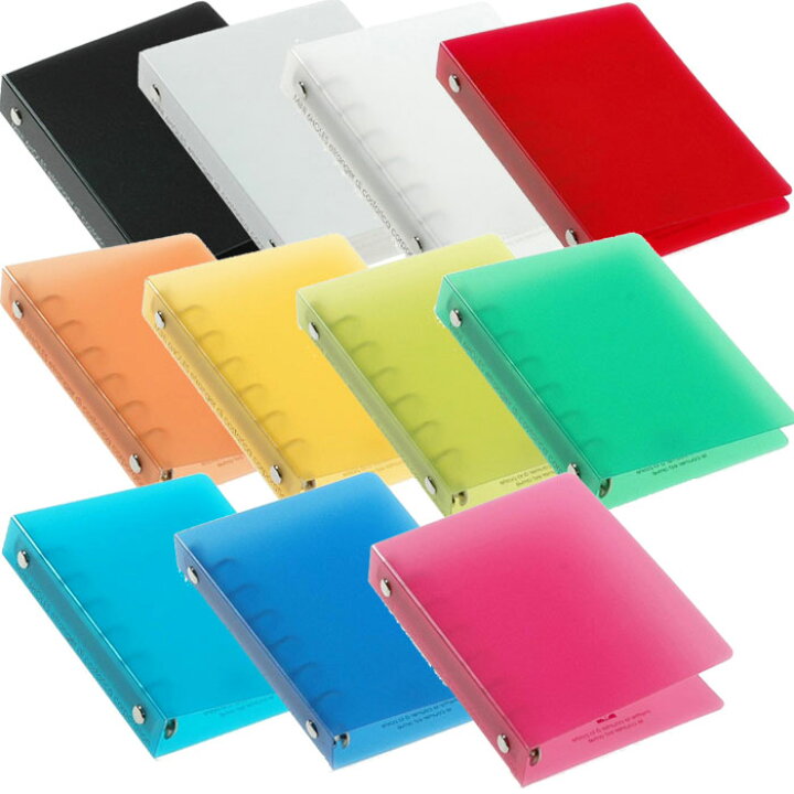 楽天市場】【ミニサイズ】クリアファイル ミニ 6穴バインダー  