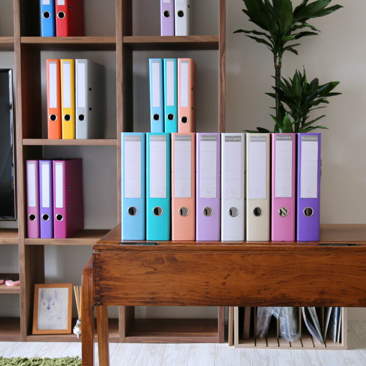 楽天市場 エグザコンタ ファイル レバーアーチファイル 2穴 タテ型 背幅70mm パステルカラー Exacompta リングファイル レバー ファイル 縦型 大容量 デザイン おしゃれ カラフル インテリア 雑貨 文房具屋フジオカ文具e Stationery