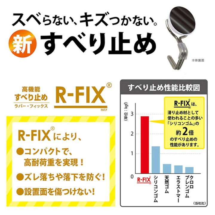 楽天市場】マグエックス マグネットフック ゼロスライド 耐荷重約6kg  