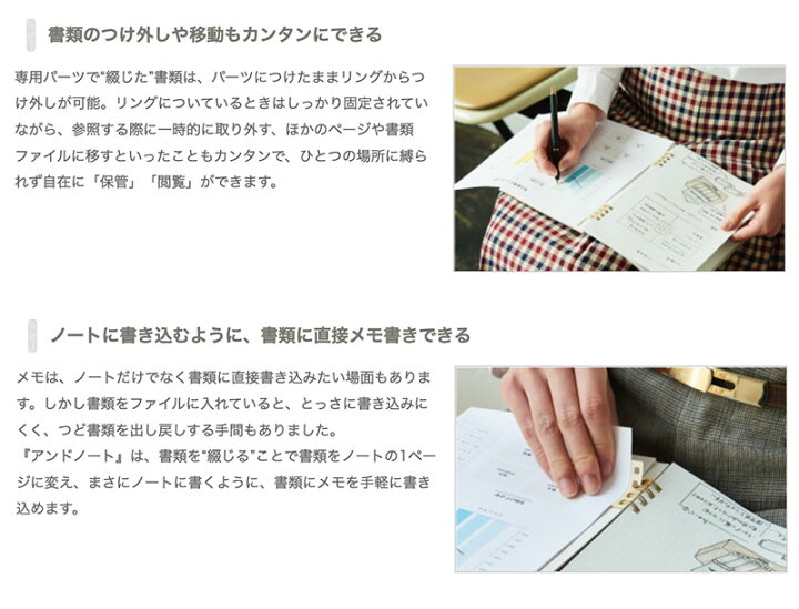 楽天市場 メール便可 2冊まで カンミ堂 アンドノート Note A5ワイド An 100 ノート ダブルリングノート かわいい Kanmido デザイン おしゃれ Note 文房具屋フジオカ文具e Stationery