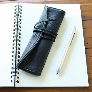 パイロット PILOT ペンサンブル ロールペンケース 1ポケット(PSR1-01-B)【ペンケース 革 本革 シンプル 大人 筆記具】