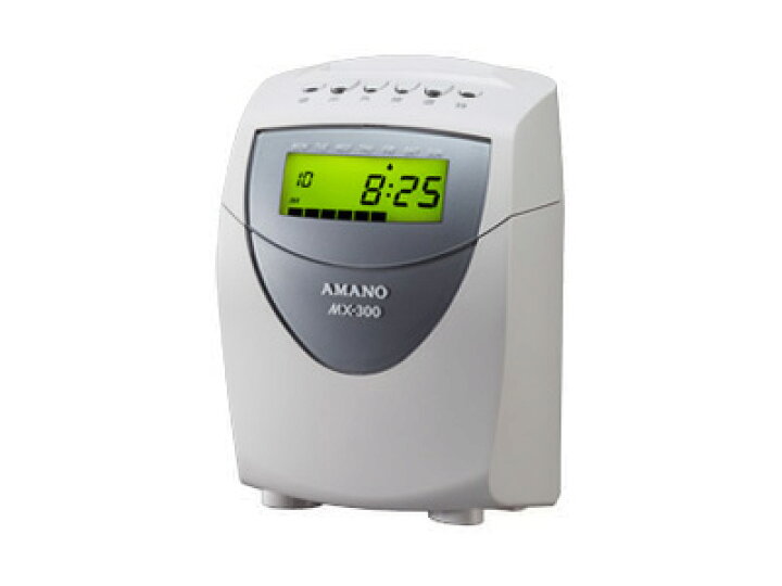 楽天市場】アマノ AMANO / 時間集計 電子タイムレコーダー （MX-300 