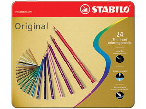 �X�^�r�� STABILO / �I���W�i�� Original �d�����ʐF���M 24�F�Z�b�g (8774-6)