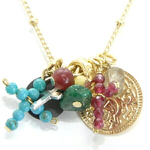 �t�@�C�u�I�N�g�[�o�[(5 OCTOBRE)Collier ZITA-Laiton dore or fin�^�J �������b�L �l�b�N���X �t�����X �A�N�Z�T���[