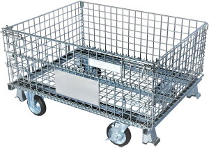 ���b�V���p���b�g �R���e�i �Ɩ��p �ۊǗp �܂肽���� �L���X�^�[�t����L80×W100×H51cm JHB-1080H-CP