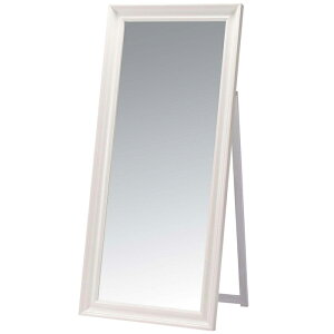 《東谷》 パイン スタンドミラー 幅74 厚み58 高さ165 姿見 鏡 全身鏡 木製フレーム パイン 天然木 木製 ナチュラル 飛散防止フィルム付 おしゃれ 北欧 シンプル ホワイト Pine TSM-911WH【沖縄・離