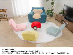 楽天市場 セルタン カビゴンビーズソファ ポケットモンスター人気 話題 ポケモン ビーズ クッション ジャンボ 大きい ビーズクッションソファ シンプル 人気 洗濯可 洗えるカバー 日本製 00a 654bl E住まいるスタイル
