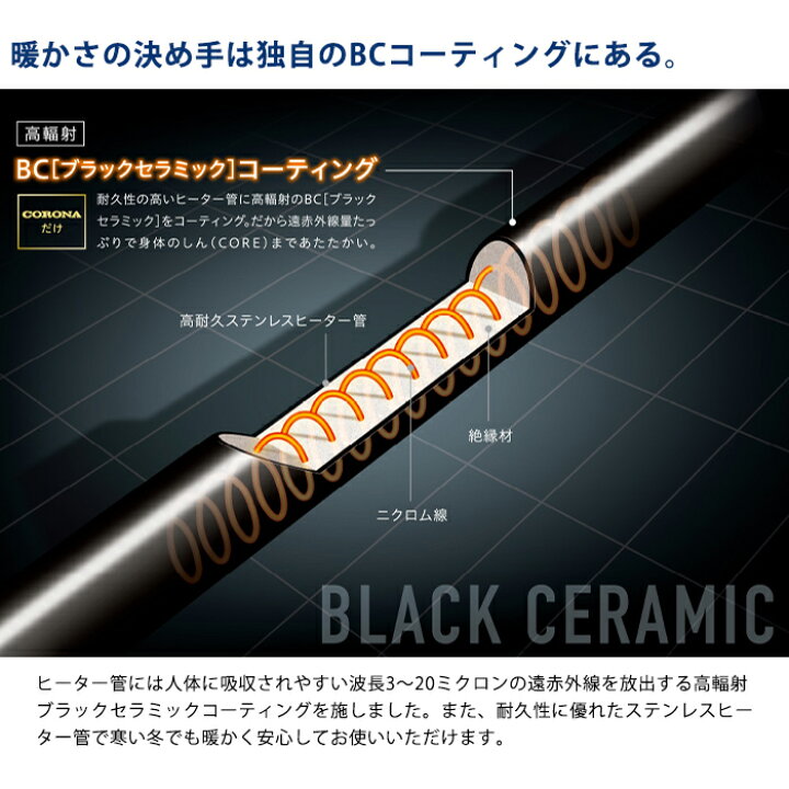 楽天市場】《コロナ》CH-90RB 遠赤外線暖房機 コアヒートスリム 2024年 