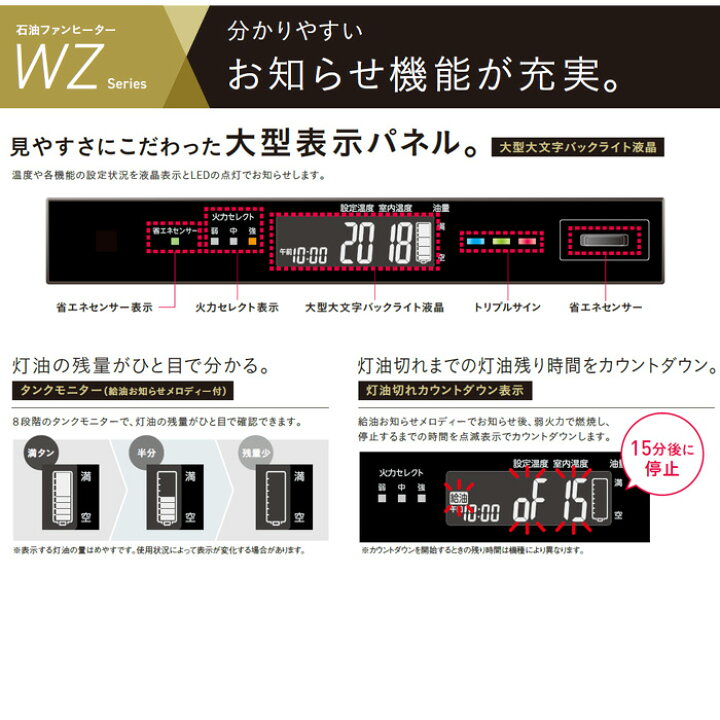 楽天市場】《コロナ》FH-CWZ36BYG 数量限定 2025年モデル 石油ファン 