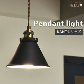 《エルックス》1灯ペンダントライト カント ペンダント KANT Pendant 照明 照明器具 間接照明 吊り照明 ペンダントライト スポットライト スチール ブラック ゴールド lc11002