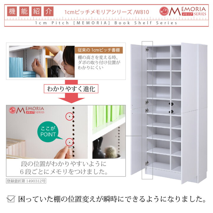 楽天市場】【ポイント15倍】＼本体 深型／《JKP》MEMORIA 棚板が1cm 
