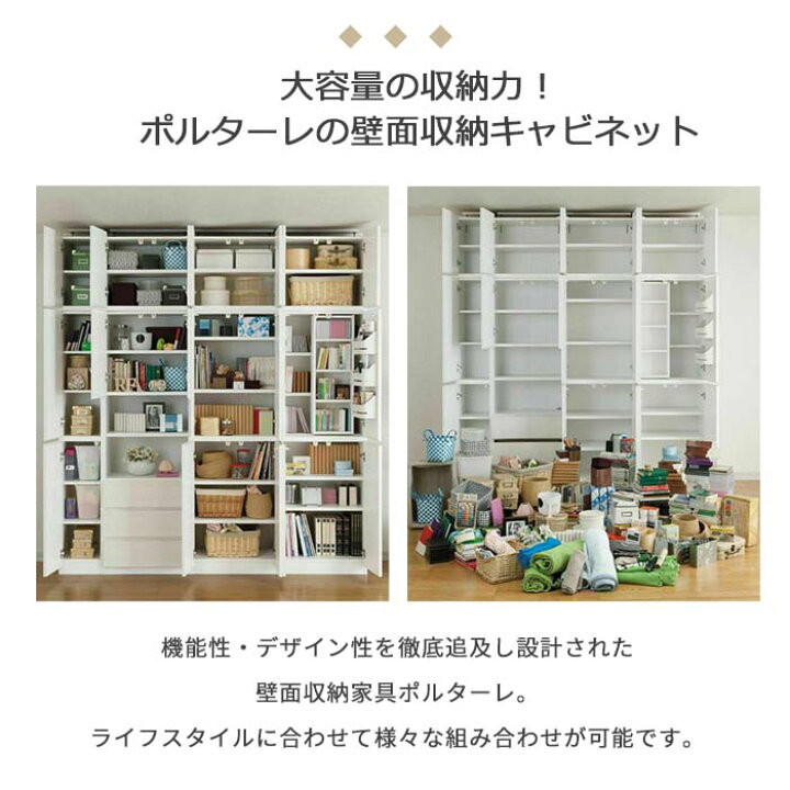 楽天市場】《S-ing》PORTALEポルターレ リビング 壁面収納キャビネット  