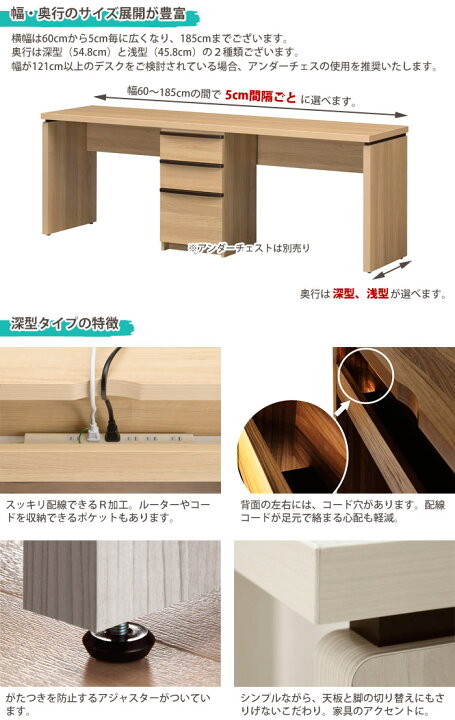 楽天市場】《S-ing/S》SEPALTEC セパルテック デスク 幅130cm×奥行54.8 