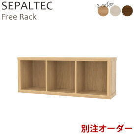 《S-ing/S》SEPALTEC　セパルテック　フリーラック　幅110cm　横3マス　高さ1マス　【別注オーダータイプ（受注生産）】　収納棚　日本製　収納ラック　オープンラック　リビング収納　北欧風　sep-em4011