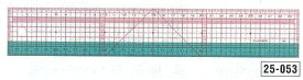 25-053 クロバー 方眼定規　30cm クローバー　(メール便可)