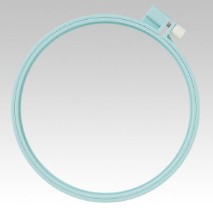 57-265 カラフル刺しゅう枠 15cm 15cmブルー クロバー (メール便可)