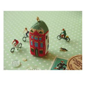 346087_2 ミニビスコーニュ ちいさいおうち 赤 (取り寄せ品) (メール便不可)