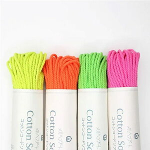 MarchenArt コットンコード・ソフト3 (3.0mm) ネオンカラー 長さ28m (取り寄せ品) (メール便不可)