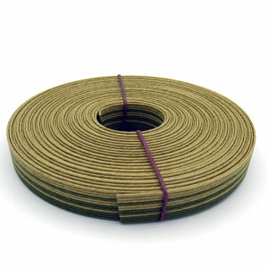 ●◇12-202 かご作りに エコクラフトテープ マーブル 10m巻 (笹の葉) 15mm幅 緑 グリーン 手芸用 クラフトバンド 紙バンド (メール便可)