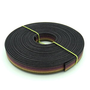 ●◇12-206 かご作りに エコクラフトテープ 10m巻 (竹取物語) 15mm幅 手芸用 クラフトバンド 紙バンド (メール便可)