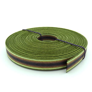 ●◇12-240 かご作りに エコクラフトテープ 10m巻 (くすの木) 15mm幅 手芸用 クラフトバンド 紙バンド (メール便可)