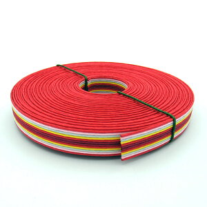 ●◇12-254 かご作りに エコクラフトテープ 10m巻 (錦鯉) 15mm幅 手芸用 クラフトバンド 紙バンド (メール便可)