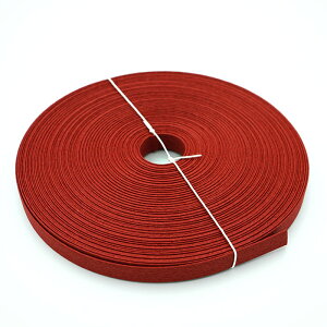 ●◇32-037 かご作りに エコクラフトテープ 30m巻 (紅ばら) 15mm幅 ナチュラルベージュ 手芸用 クラフトバンド 紙バンド (メール便可)