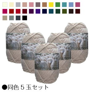まとめ買い同色5玉入 スキータスマニアンポロワース 40g玉巻(約134m) ウール100パーセント毛糸 (取り寄せ品) (メール便不可)