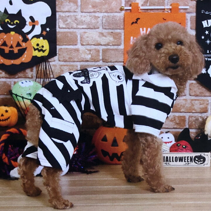 楽天市場 中型犬服 ハロウィン ロンパース ホーンテッドプリズナー 7号 コスチューム つなぎ オールインワン ドッグウェア E Tan U Tan