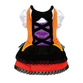 犬服 ハロウィーン コスチューム ハロウィンウィッチ 1号 2号ロング 3号 4号 5号 魔女ワンピース 小型犬 中型犬 大型犬 ドッグウェア