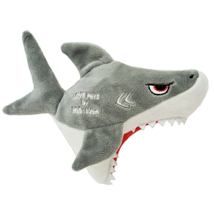 楽天市場 ペットトイ シャーク サメ 犬 ネコのおもちゃ スクィーキー お魚 Toy ドッグトイ おもしろ ピーピー カシャカシャトイ E Tan U Tan