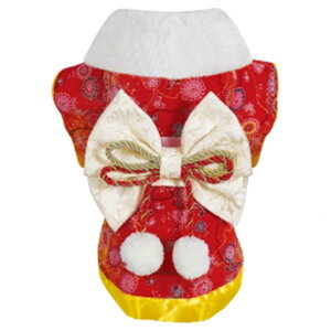 \在庫一掃セール/犬服 はれぎ あかね 1号 2号 2号ロング 3号 3号ロング 4号 5号 6号 犬 晴れ着 パピー 小型犬 中型犬 深紅 着物 犬用 和服 お正月 結婚式 ウェディング 記念撮影、年賀状に