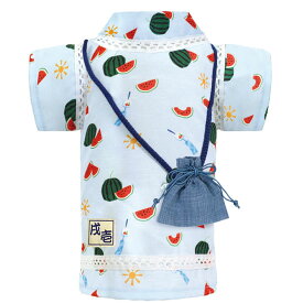 犬服 甚平 すいか 小型犬 2号 お祭り 浴衣 犬 和服 ドッグウェア