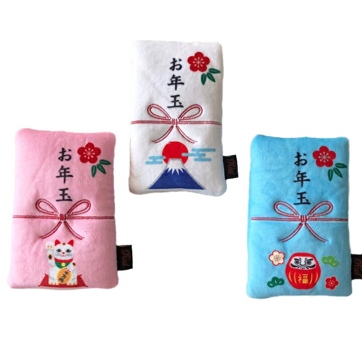 楽天市場 ペットトイ お年玉 ポチ袋 可愛い お年玉袋 Toy 犬用品 お正月 犬 猫 おもちゃ 音鳴るおもちゃ E Tan U Tan