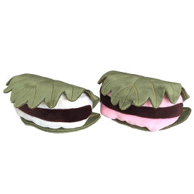 ペットトイ 柏餅 PeePee TOY 紅白かしわ餅 犬 猫 おもちゃ 音鳴るおもちゃ 端午の節句 こどもの日