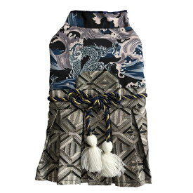 犬服 はかま 龍神 パピー 超小型犬 1号 犬 着物 犬用 和服 お正月 結婚式 ウェディング　記念撮影、年賀状に