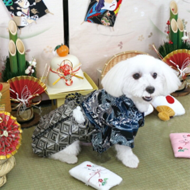 楽天市場 小型犬用 はかま 龍神 1号 2号 2号ロング 3号ロング 犬 着物 犬用 和服 お正月 結婚式 ウェディング 記念撮影 年賀状に E Tan U Tan