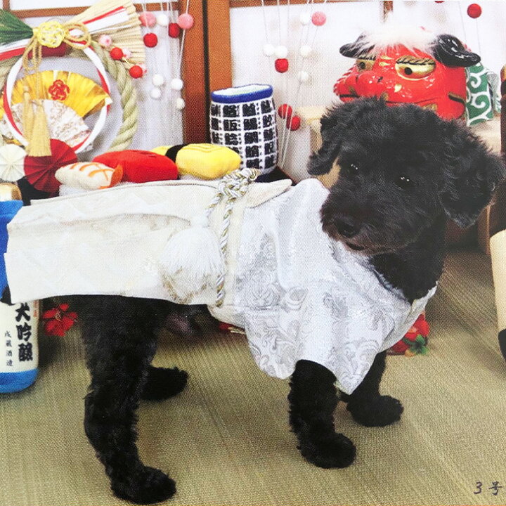 楽天市場】犬服 はかま 白竜 袴 超小型犬 中型犬 大型犬 犬 着物 犬用 