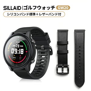 �y���U�[��p�����o���h+�{�� 2�_�Z�b�g�zSILLAID EENOUR GW20 GPS�S���t�i�r �S���t�E�H�b�` �X�}�[�g�E�H�b�` �S���t �����v ��������� �r���v�^ ���፷�␳ ���Z���[�h AMOLED 1.43�C���` �O���[