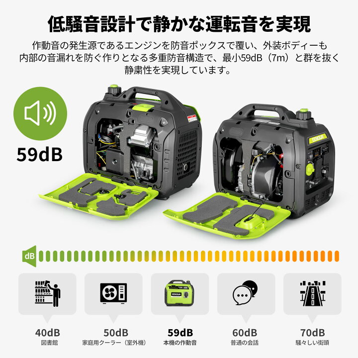 楽天市場】【防災応援 最大42％OFF+P5倍】EENOUR DK3000iS DK2500iS 