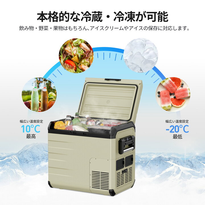 楽天市場】【2/3点セット】EENOUR 35L /45Lポータブル冷蔵庫 