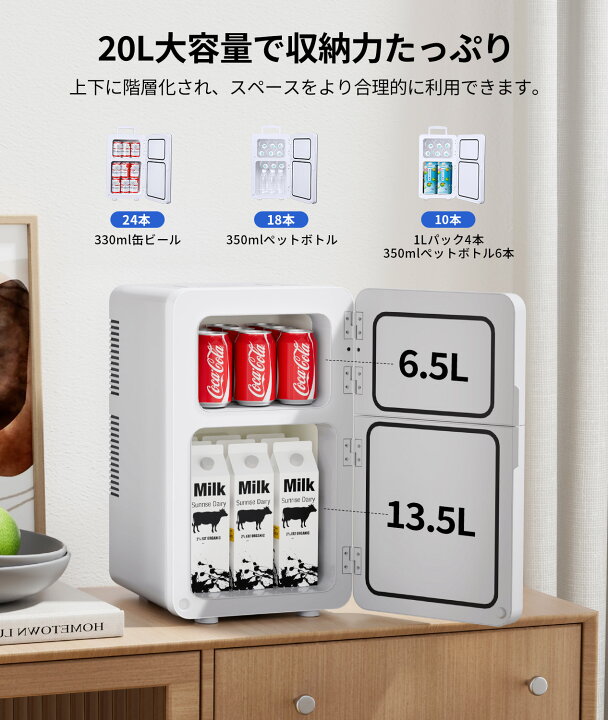 楽天市場】【公式店】EENOUR（イーノウ） ミニ保冷庫 温蔵庫 冷温庫 